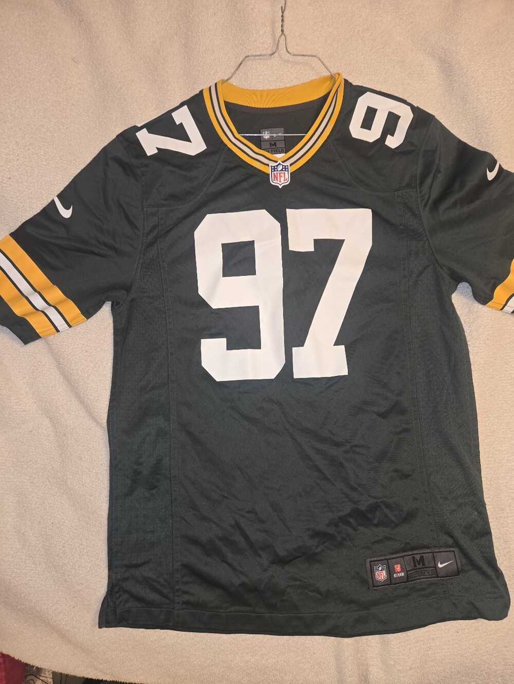 Nike Green Bay Packers Clark #97 NFL On Field Jersey Size Men’s M